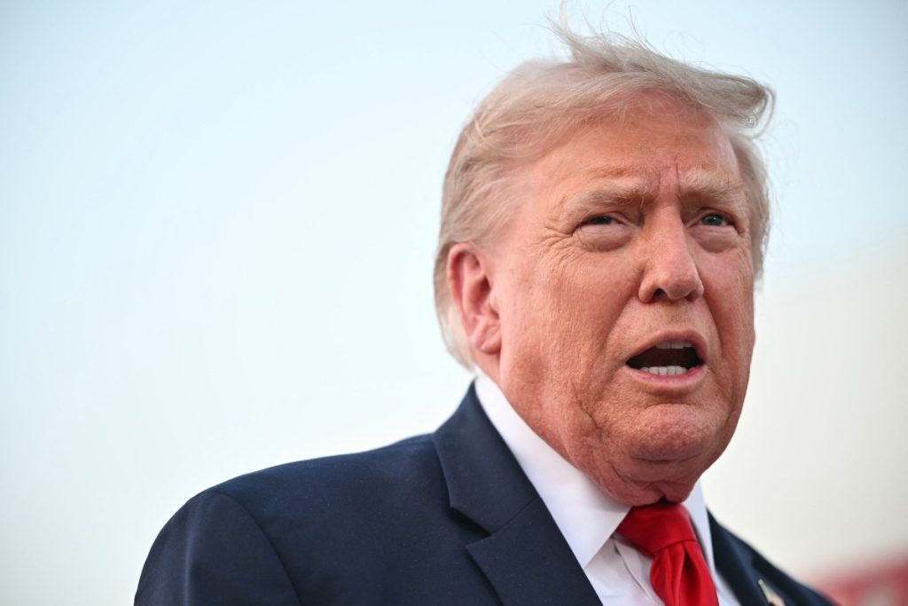 President Donald Trump joked Friday that he is not yet a target of the International Criminal Court...