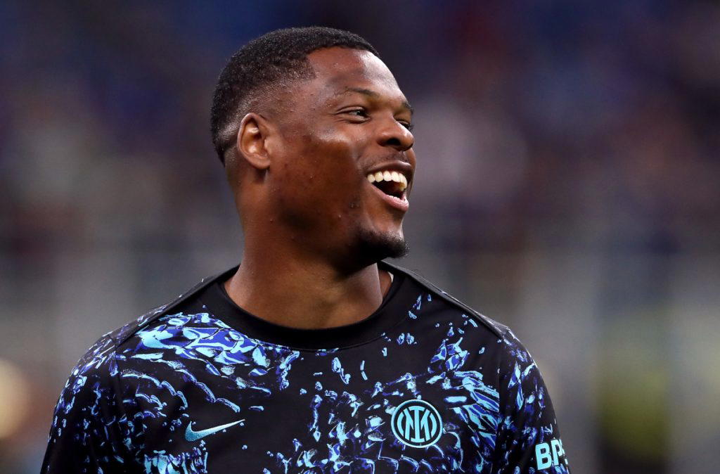 Real Madrid signed Dutch defender Denzel Dumfries from Inter Milan on Sunday for a reported 20 milli...