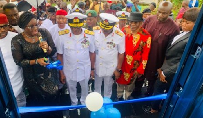 The Nigerian Navy commissions a 5000 KVA transformer, restoring electricity to Umuokoro Lowa Uboma c...
