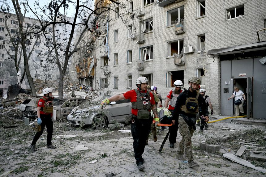 Russian strikes kill 11 in Kyiv as Moscow launches a second deadly assault on the capital in days....