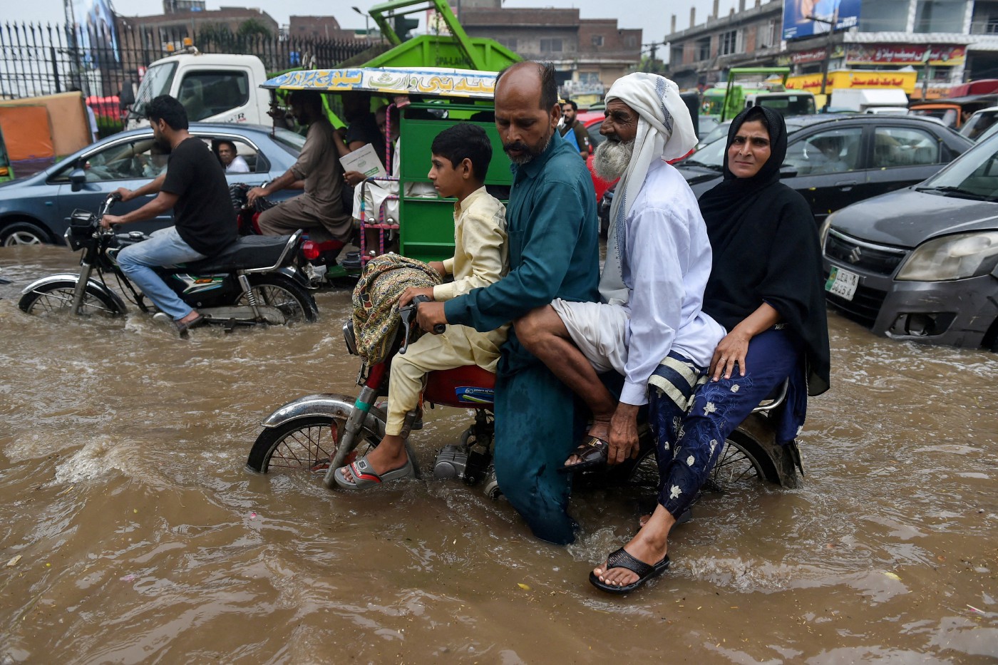 Heavy flooding kills 82 across India, Pakistan and Afghanistan as rescuers continue operations and a...