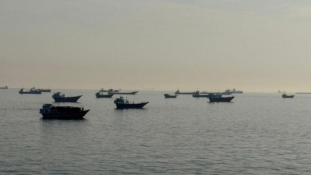 American forces boarded a ship in the Gulf of Oman on Thursday as part of the renewed blockade of Ir...