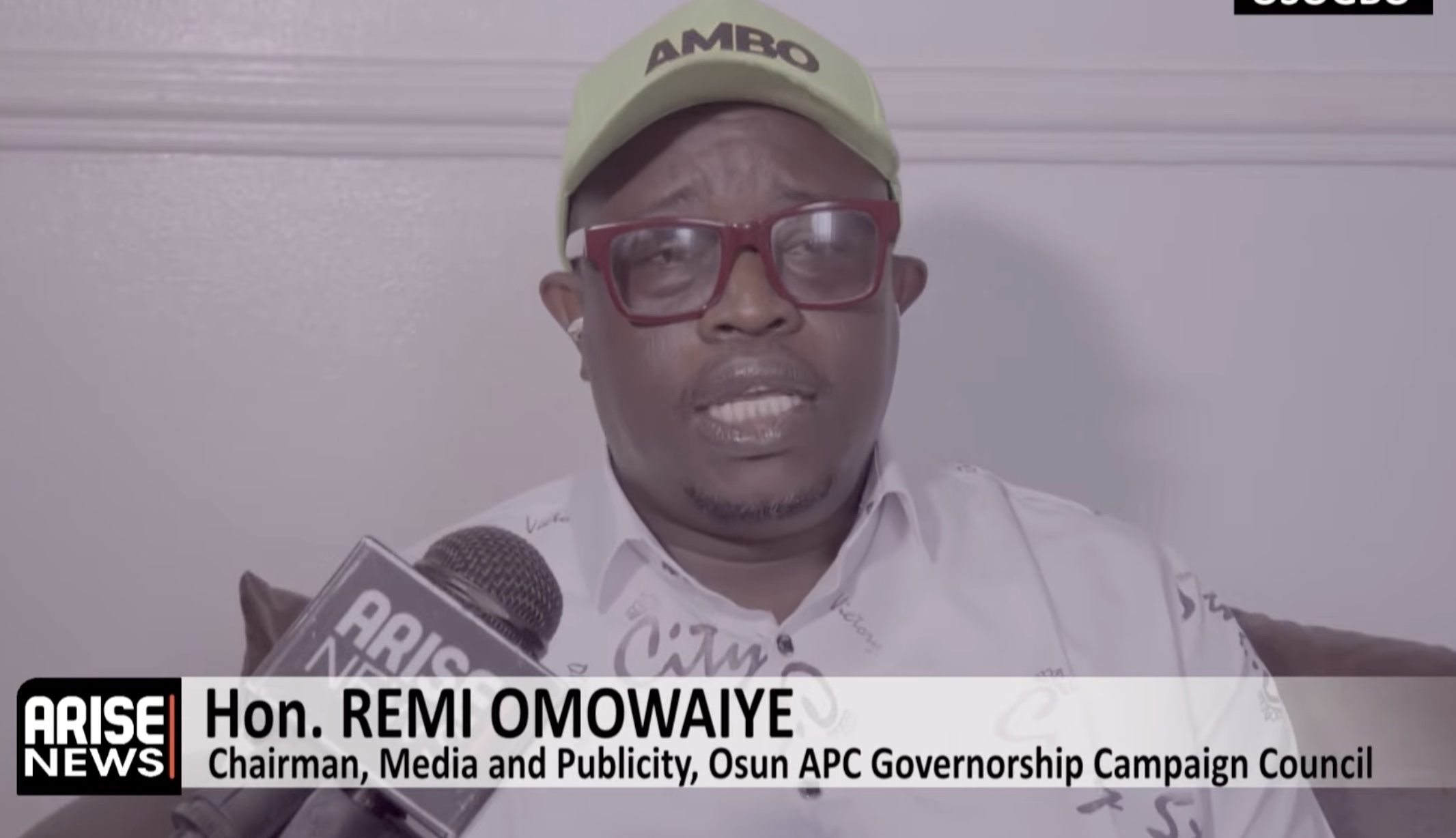 Honourable Remi Omowaiye denies APC's involvement in Osun arrests, insisting police are targeting cr...