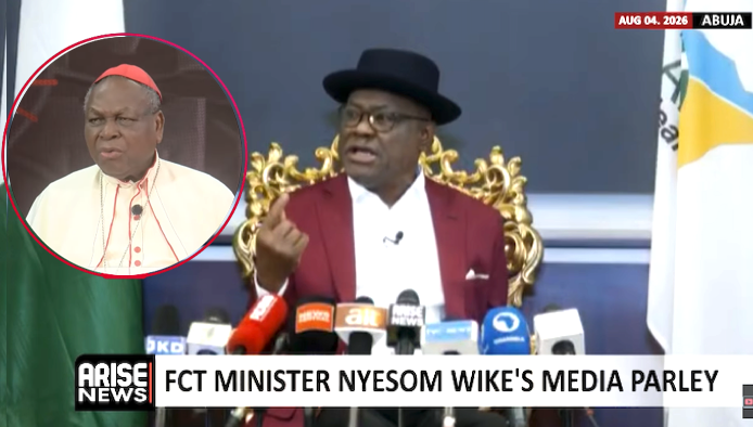 Wike says Cardinal John Onaiyekan’s repeated criticism of President Tinubu’s administration reflects...