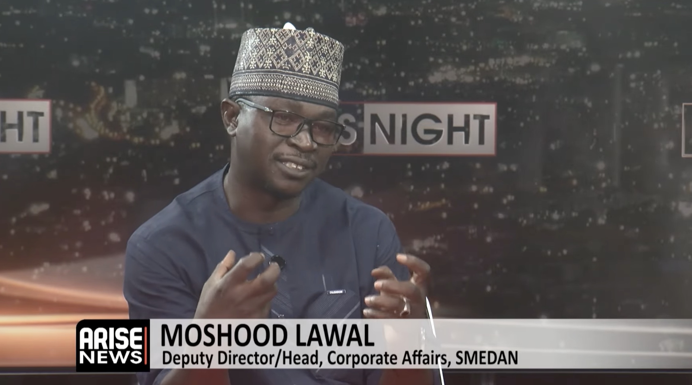 Deputy director, SMEDAN, Moshood Lawal says the agency's GROW initiative provides guidance, resource...