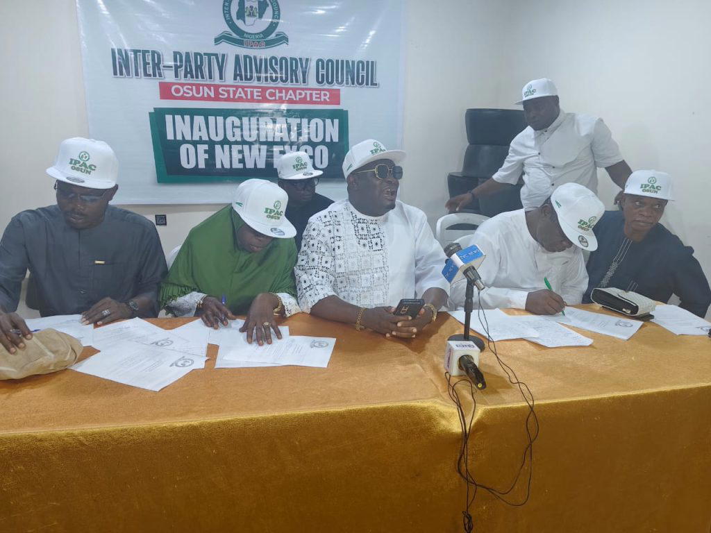 By Shina Abubakar, Osogbo
The Inter-Party Advisory Council (IPAC) in Osun State on Monday elected a...