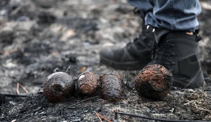 Wildfires in southern France have exposed hundreds of World War Two shells, forcing restrictions as...