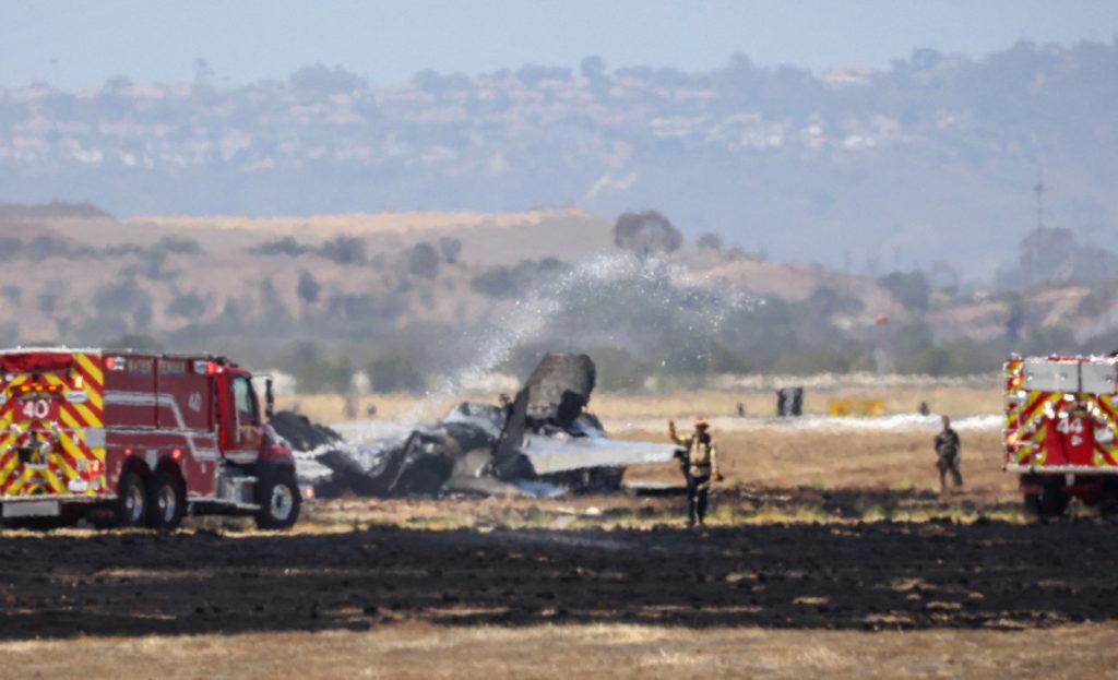 A US F-35 fighter jet crashed Friday near a military base in San Diego, but the pilot was able to ej...