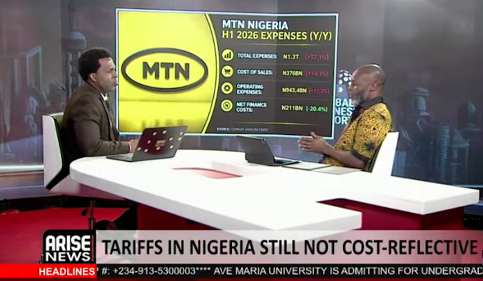 CFO of MTN Nigeria Modupe Kadri says the company’s ₦3 trillion figure reflects revenue from telecomm...