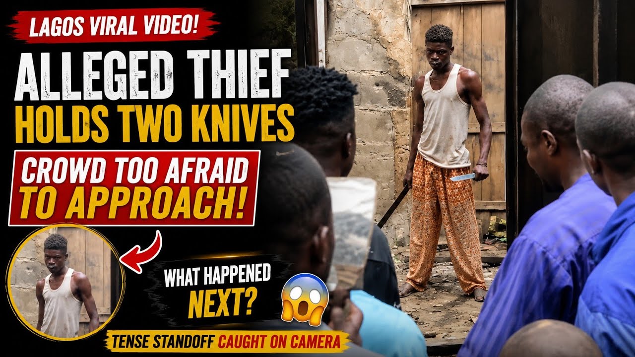 LAGOS, Nigeria — A tense confrontation between an alleged thief and a group of residents has gone vi...