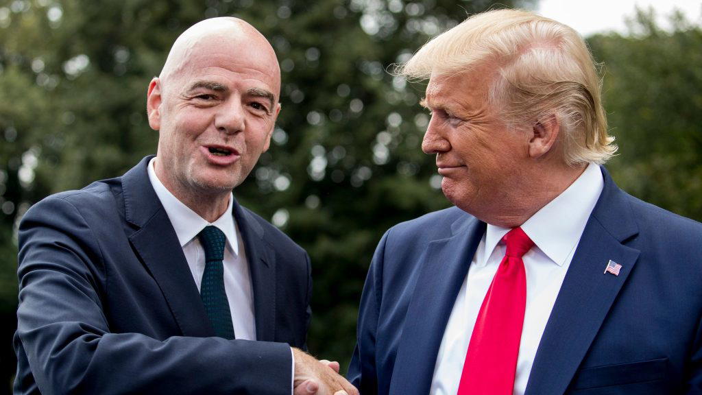 FIFA President Gianni Infantino reportedly sought support from the administration of United States P...