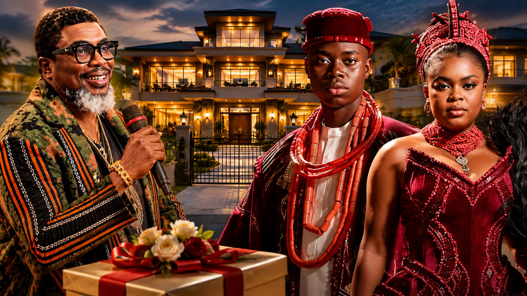 Billionaire real estate mogul King Ochacho has presented newly married couple Habeeb Hamzat Adelaja,...