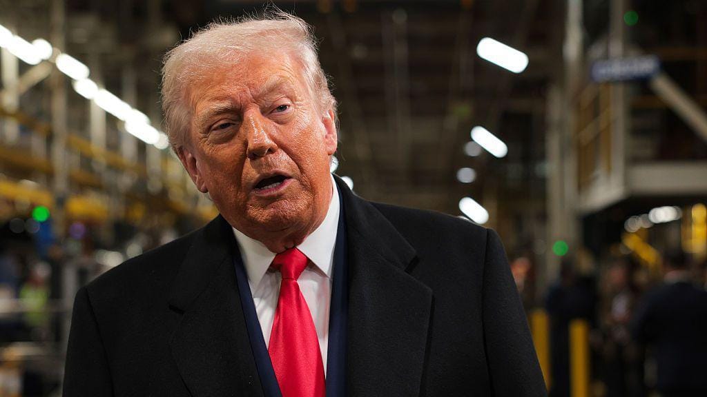 US President Donald Trump is asked how he plans to revive last month’s memorandum of understanding w...