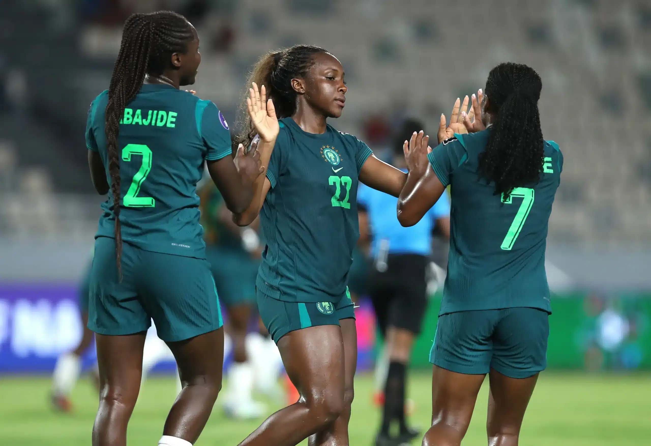 Super Falcons thrash Egypt 6-2 and book a Women AFCON quarter-final showdown with Cameroon after dom...