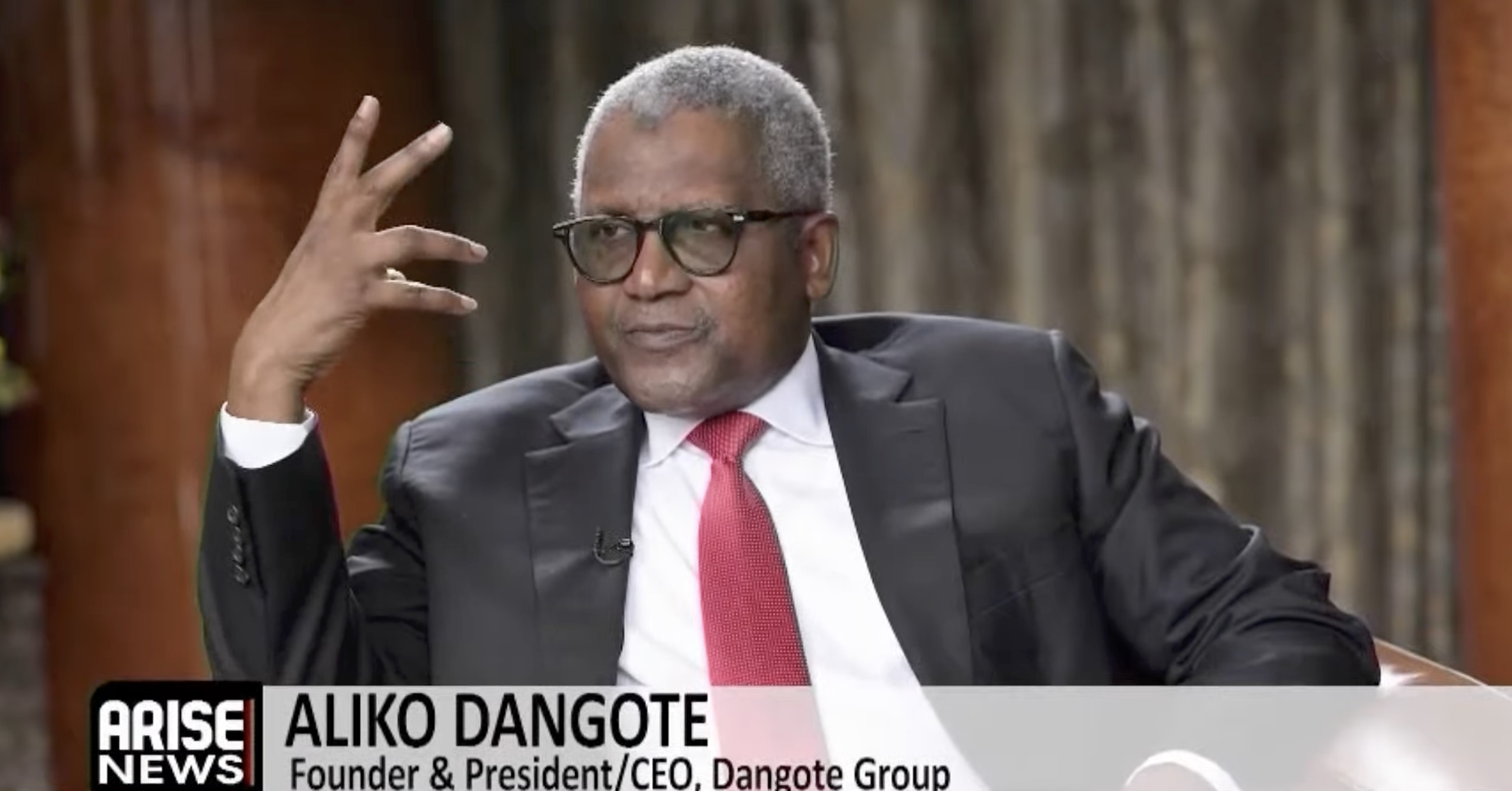 Dangote says having a male heir is not a priority, insisting his three daughters are capable of pres...