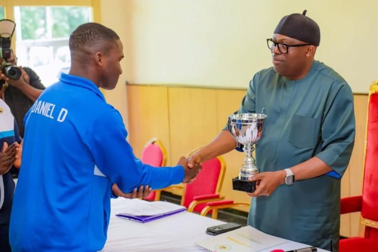 Blessing Ibunge in Port Harcourt Rivers State Governor, Siminalayi Fubara, has rewarded players and...