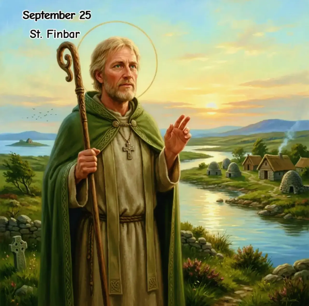 St. Finbar, also known as Fionnbharr or Bairre, was born in Connaught, Ireland, to a noblewoman and...