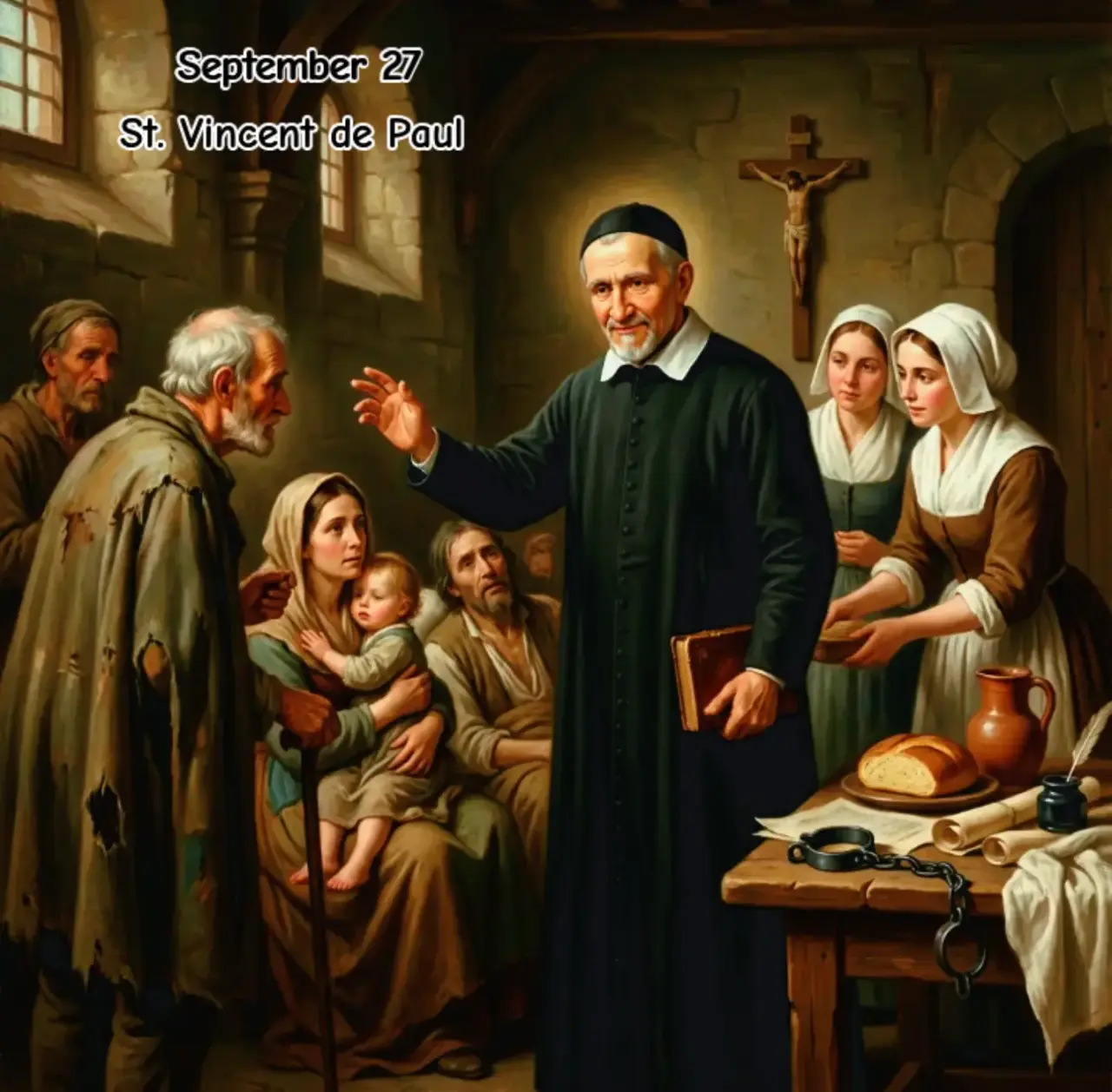 St. Vincent de Paul was born on April 24, 1581, in Pouy, France. Rising from humble peasant roots, h...