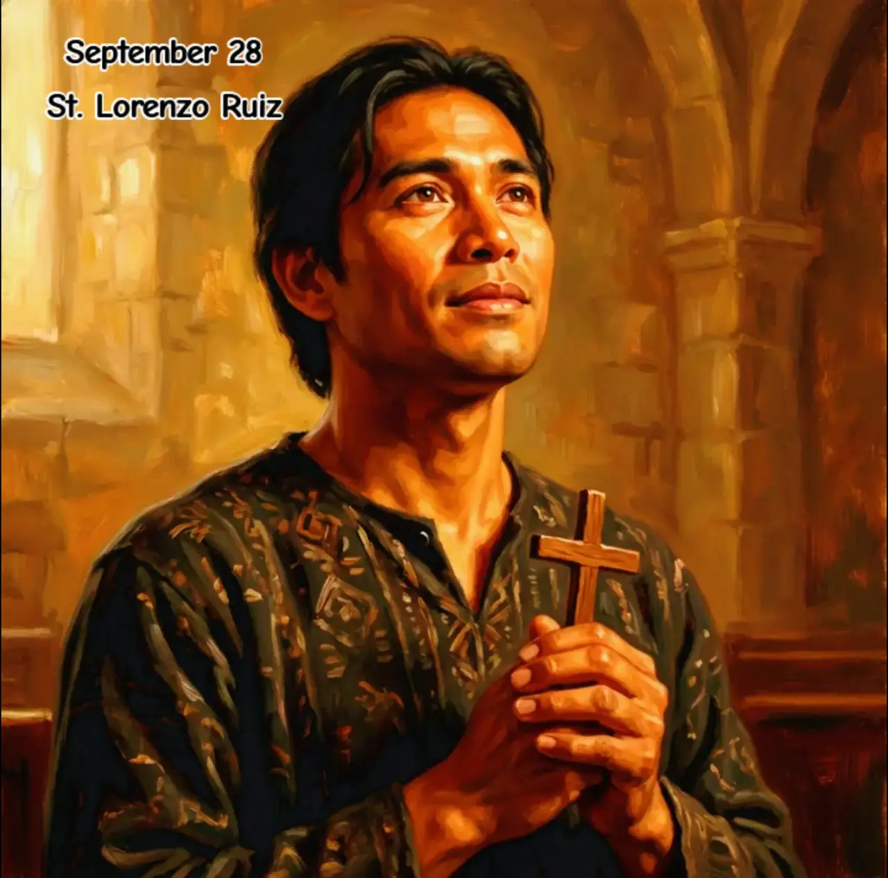 St. Lorenzo Ruiz, recognized as the first Filipino saint, was born around 1600 in Manila, Philippine...