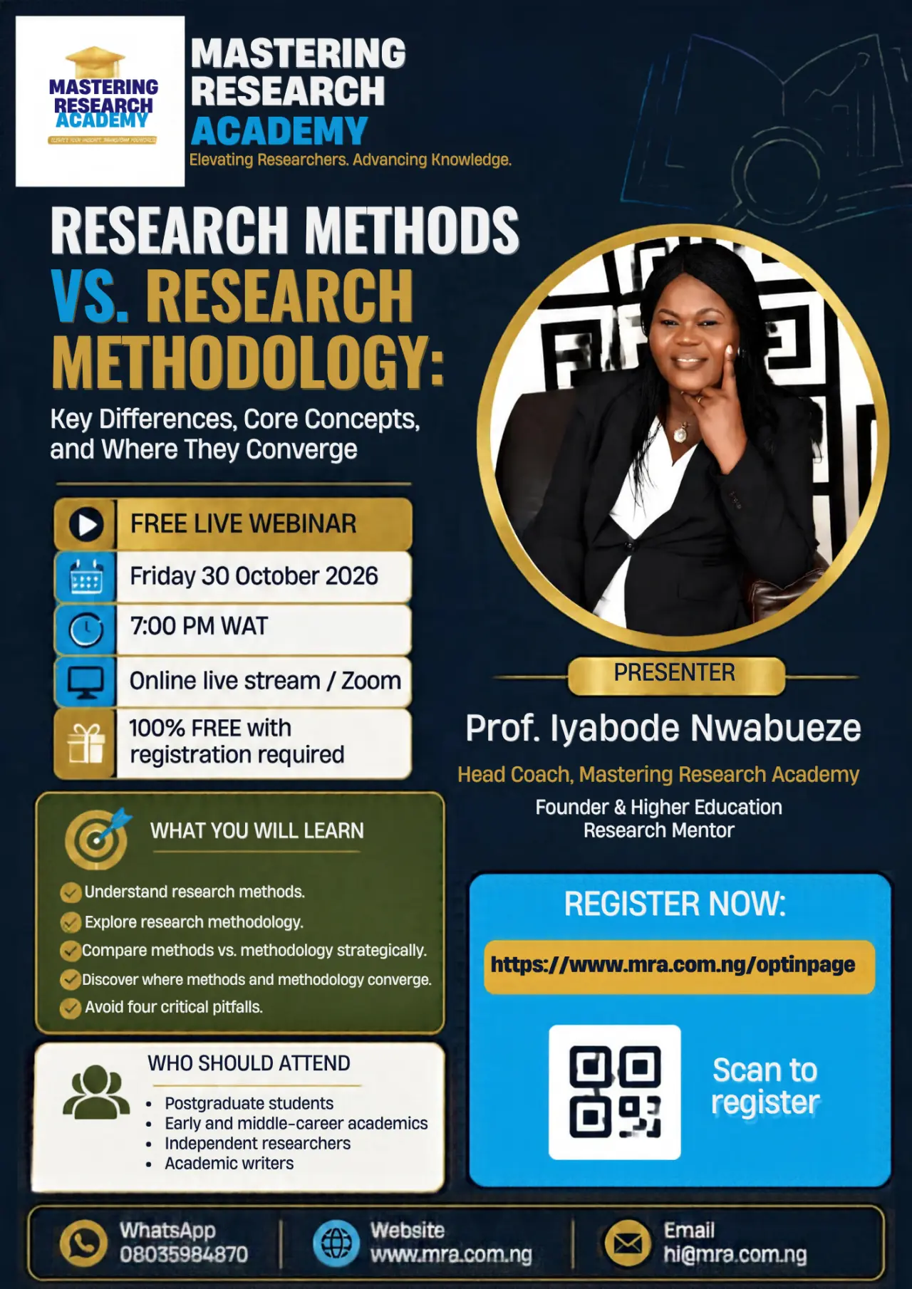 Another FREE webinar. Let us do this. 
Sign up now!