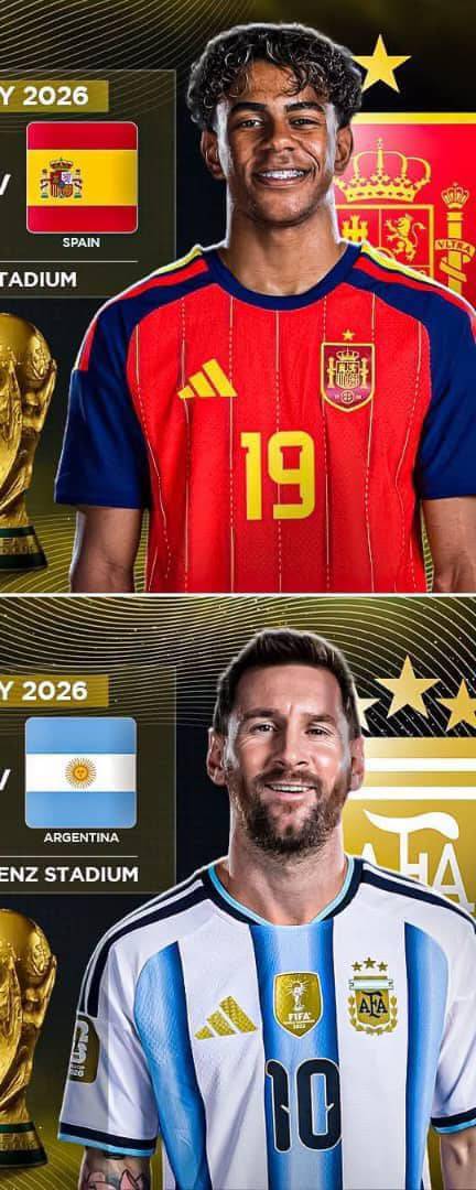 Tomorrow, a lot of people are gonna either cry or give up 🤦♀️
SPAIN vs ARGENTINA