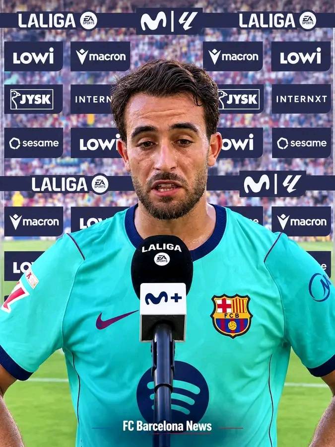 ๐จ๐๏ธ| Eric Garcia: "How's my nose? Fine, no problem. It's good." #fcblive
๐จ๐๏ธ| Eric Garcia: "Xavi...