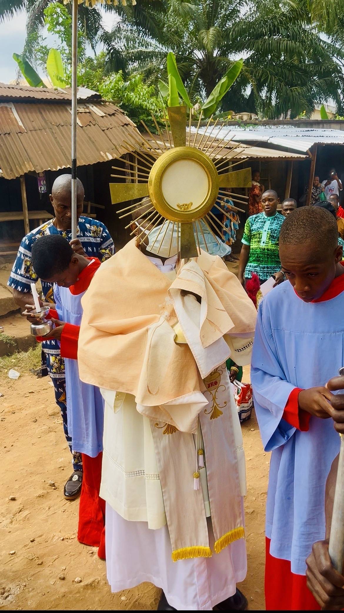 May the Eucharist Jesus bless you and your family. Amen