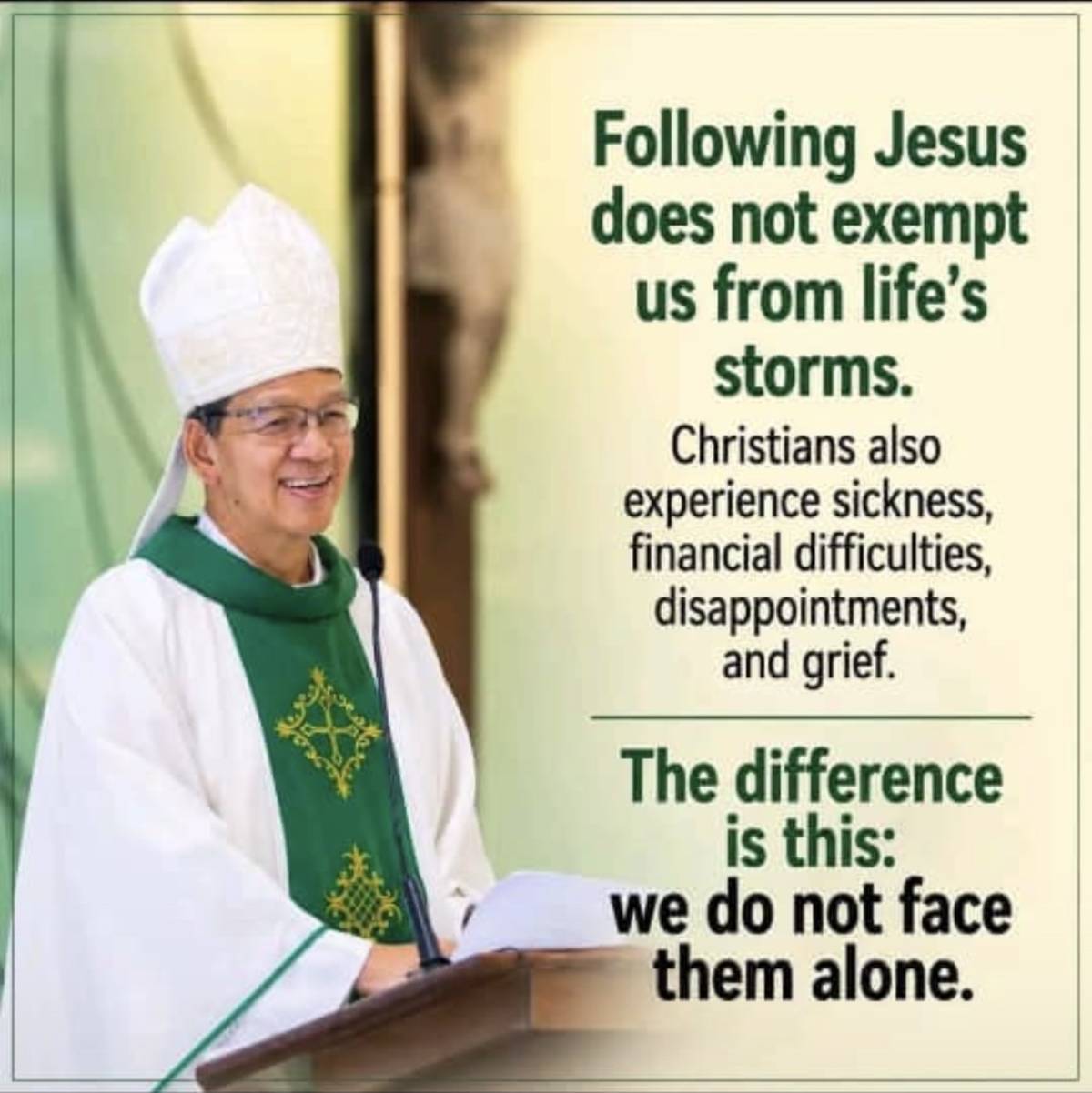 Fact...
Being a Christian does not automatically drive away difficulties. #lekeelekee #factoflife