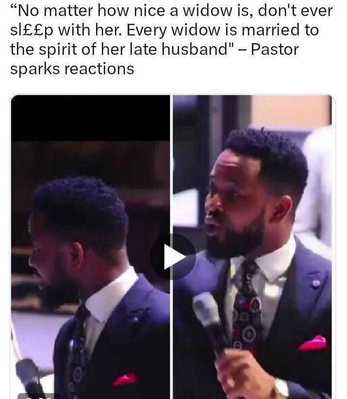 Please, can you guys tell this pastor to leave the altar and stop disgracing himself? Advise him to...