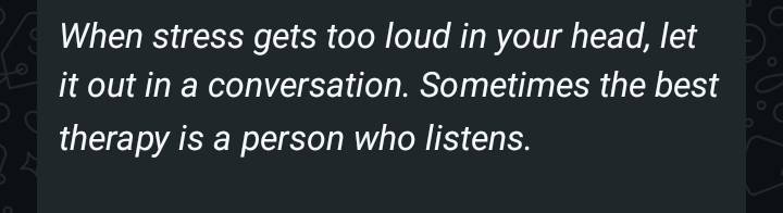 Sometimes all we need is to let out our stress or worries in the conversation we have with our frien...