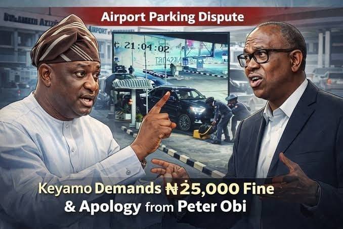 Peter Obi Must Apologise To Airport Staff & Pay The Fine For Wrong Parking - Keyamo.
As an Aviation...