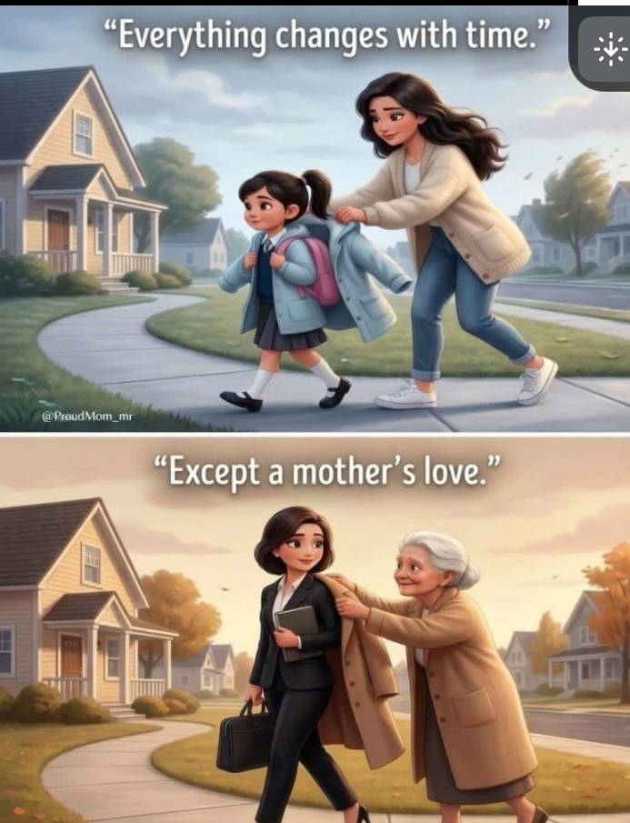 Try and call your mother today
Hear from her
