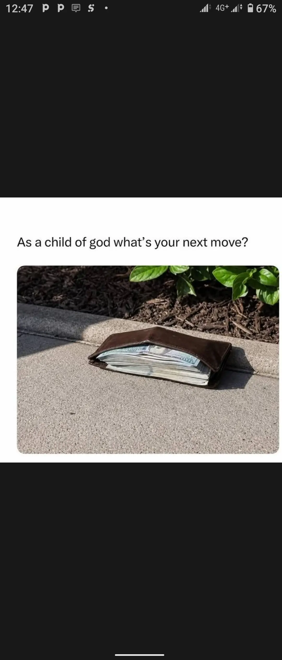 As a good person, what would you do?