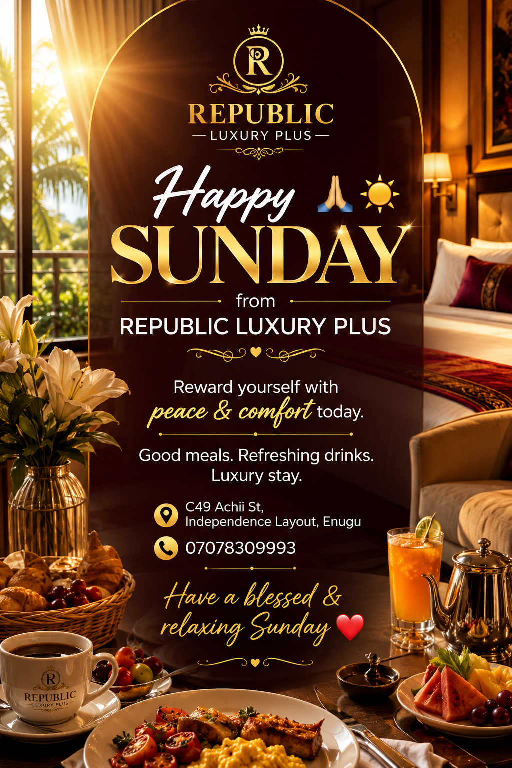 Happy Sunday my people