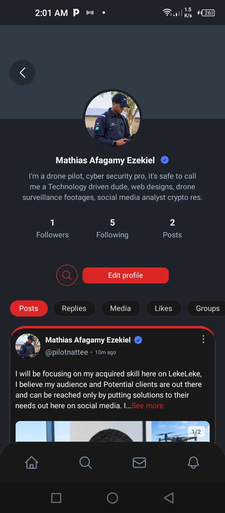 I love how fast you verify new users... That's amazing. Your data base connectivity is actively fast...