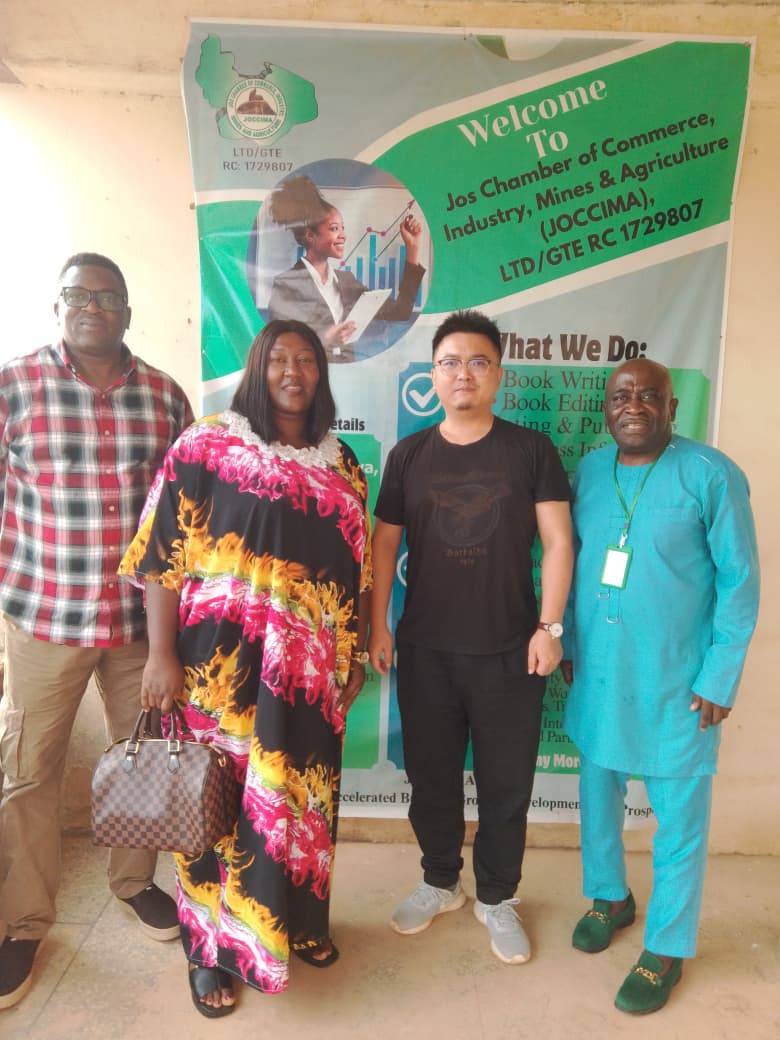 Familiarisation Meeting Between Prof. Sam Shang (Middle), Founder of Nigeria-China Economic Developm...