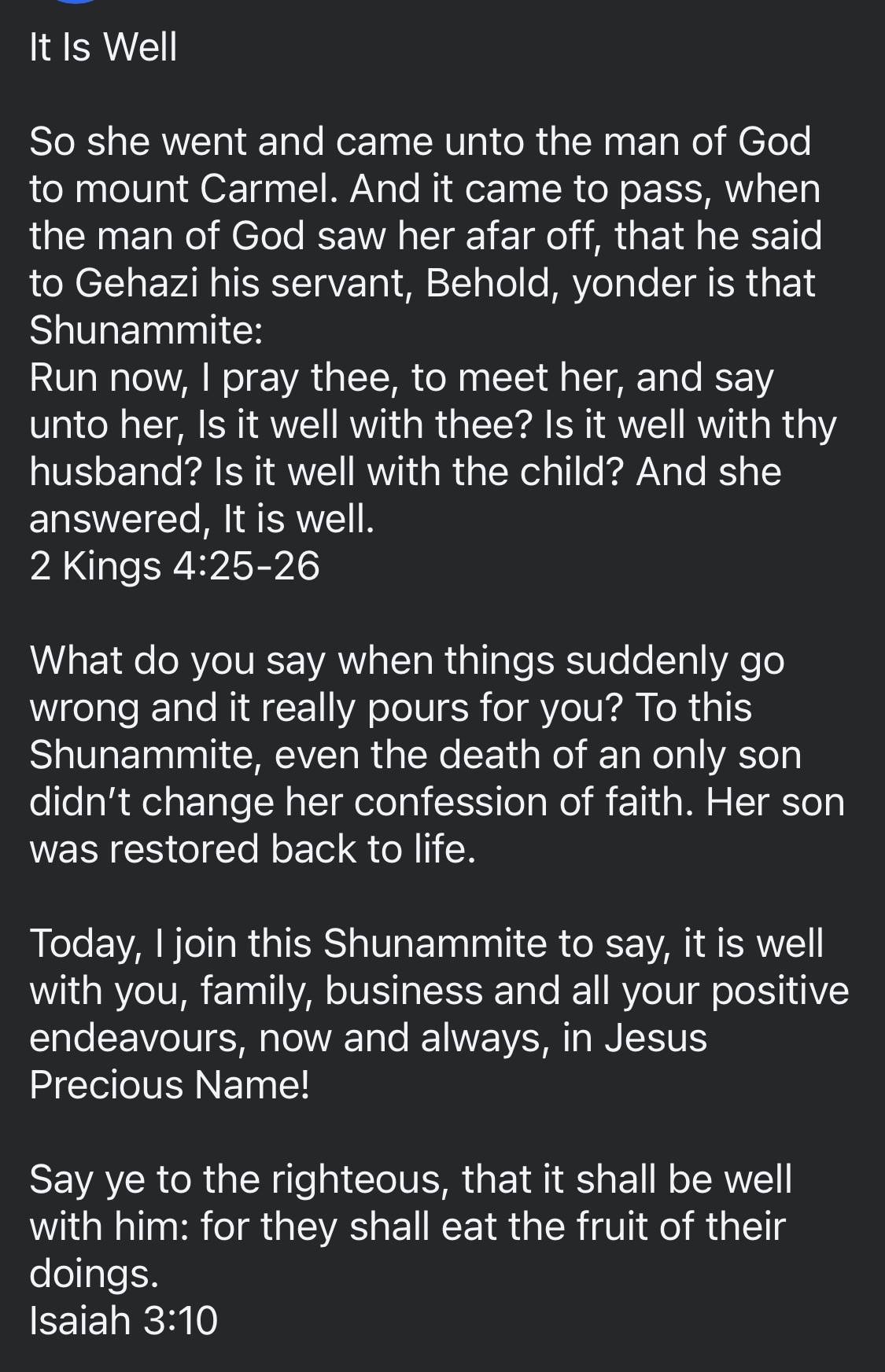 Post by Felix Umoru