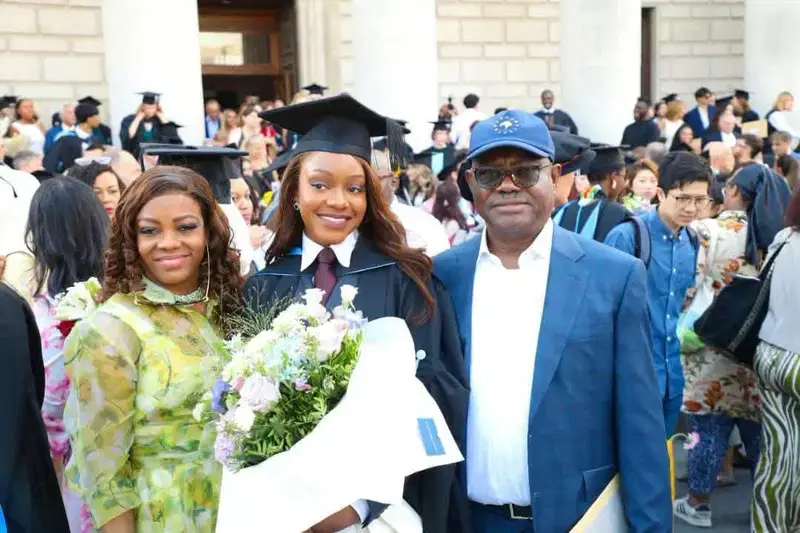 Photos: Wike’s daughter bags law degree from UK university.
Jazmyne Wike, daughter of the Minister...