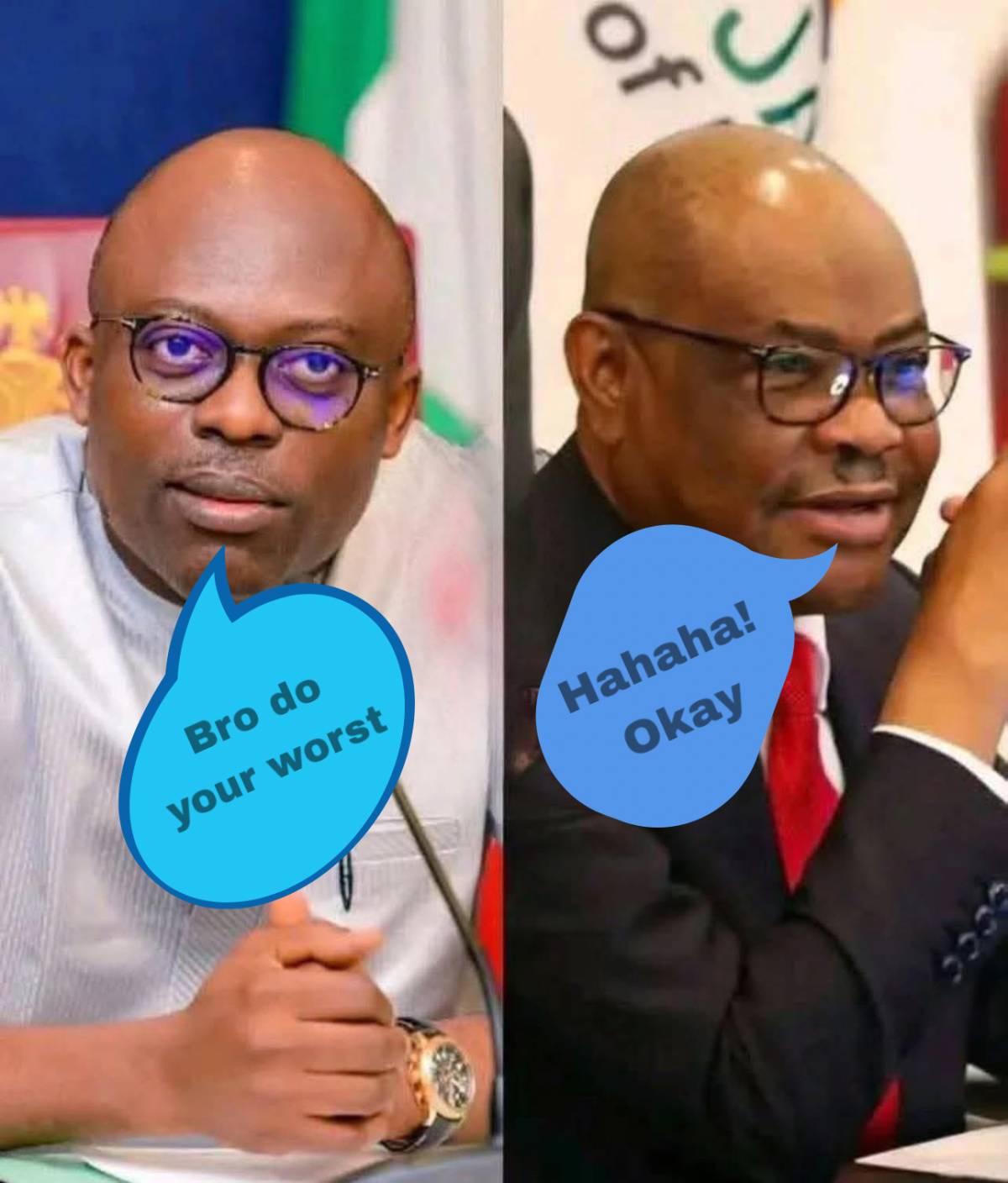 Latest update. As e dey hot.