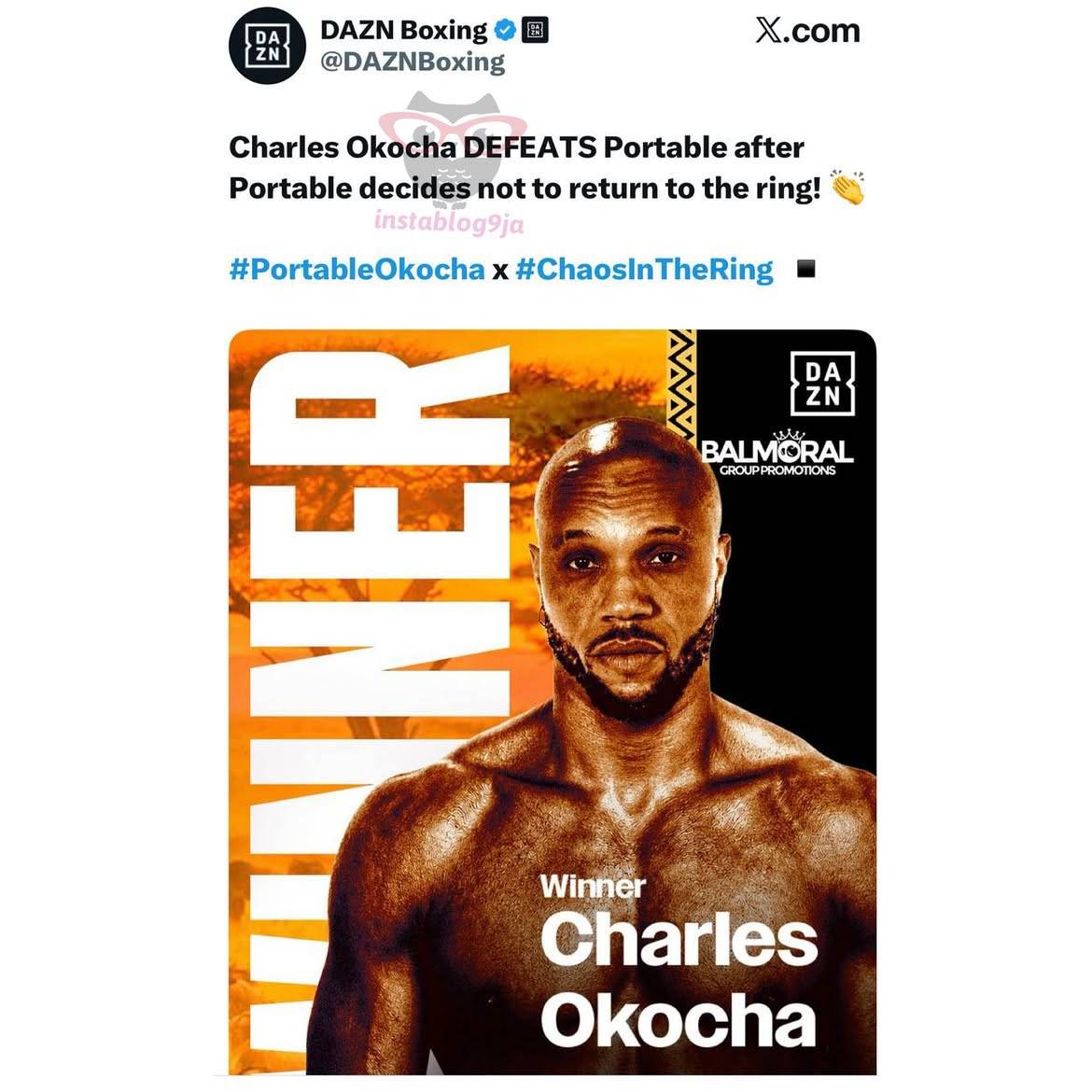 Oya bring chair seat down make I Gist you wetin sup between Portable and Charles Okocha fight.
!
Nol...