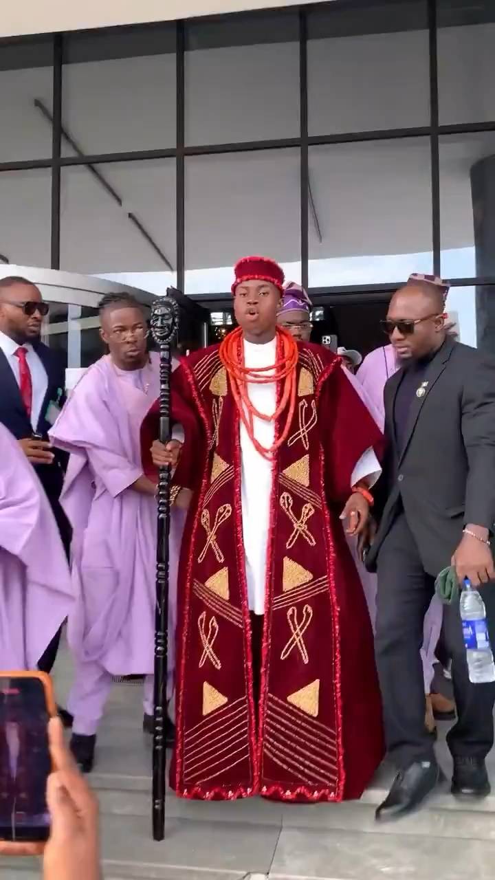 Funny moment Peller stepped out with his groomsmen for his wedding.