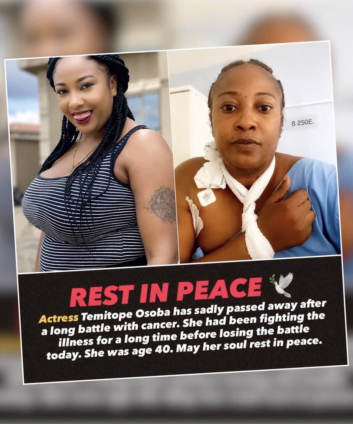 Rest on sis till meet again.