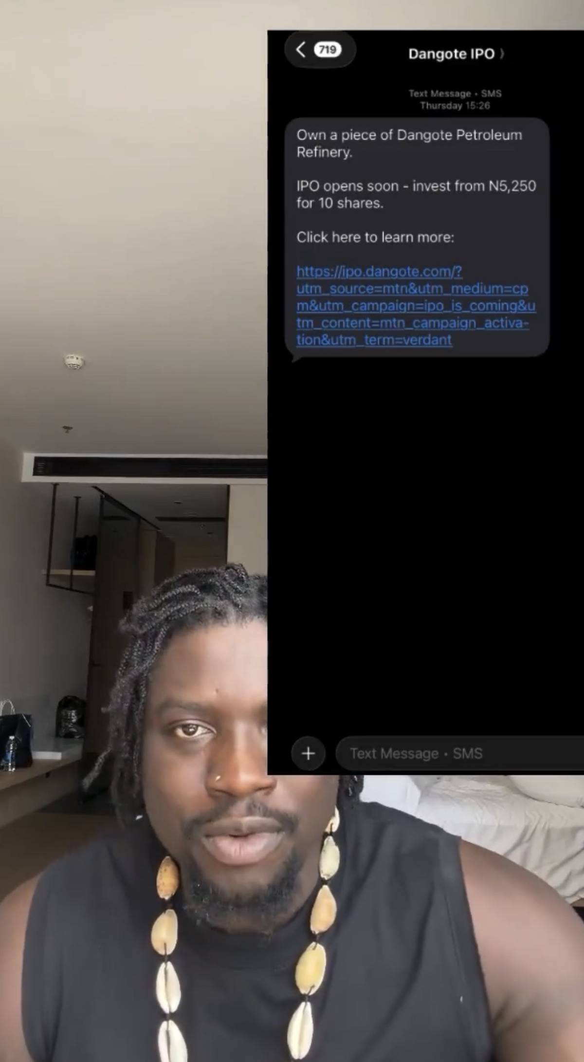 VeryDarkMan is not happy ๐ค Says he's getting his lawyer to write MTN โ asking how Dangote got his n...