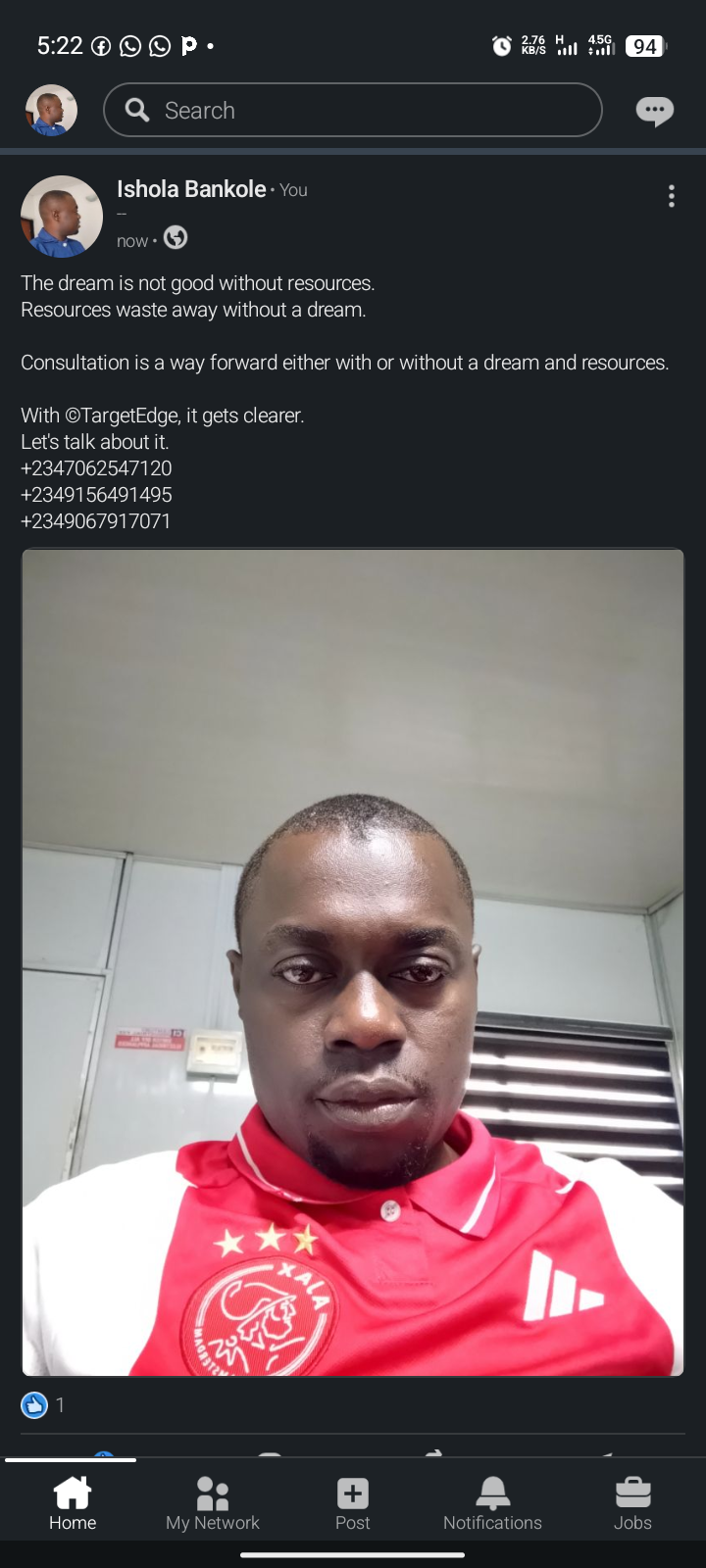 Post by Barnabas Ishola