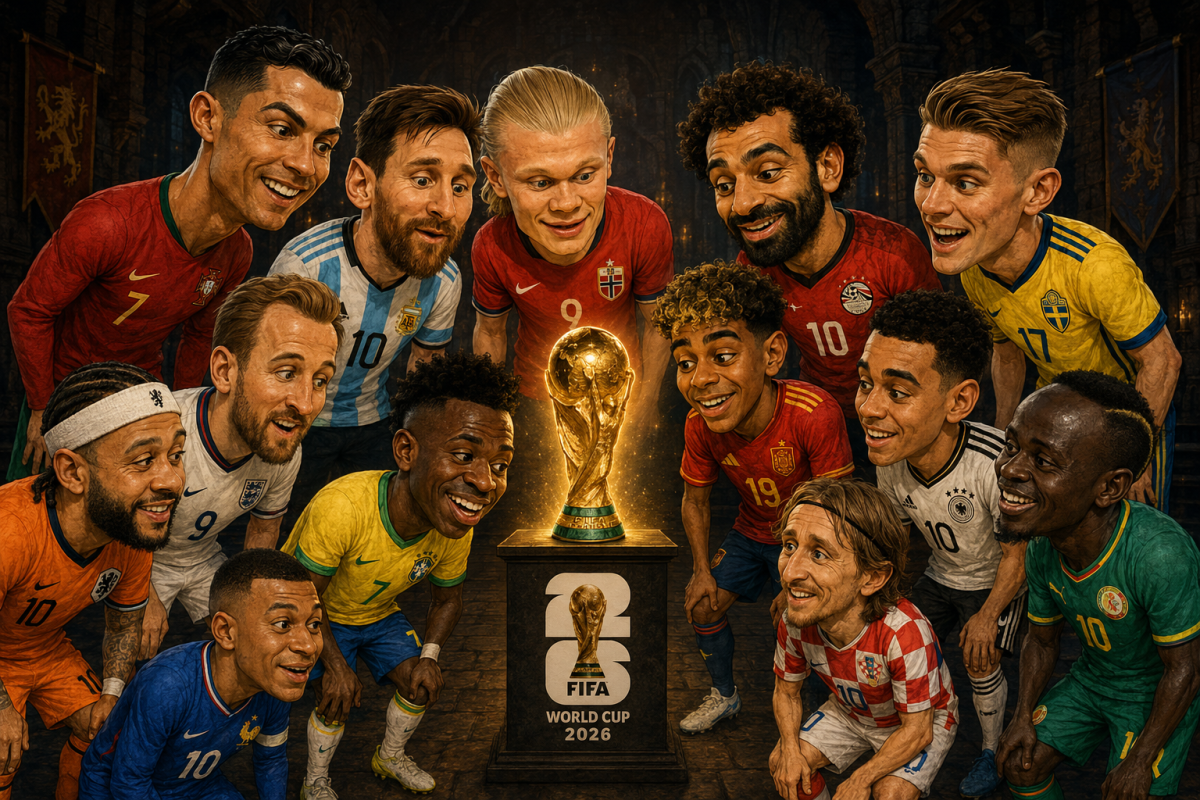 All the stars gather at the FIFA World Cup 2026. Ready to collide in their quest to claim the holy g...