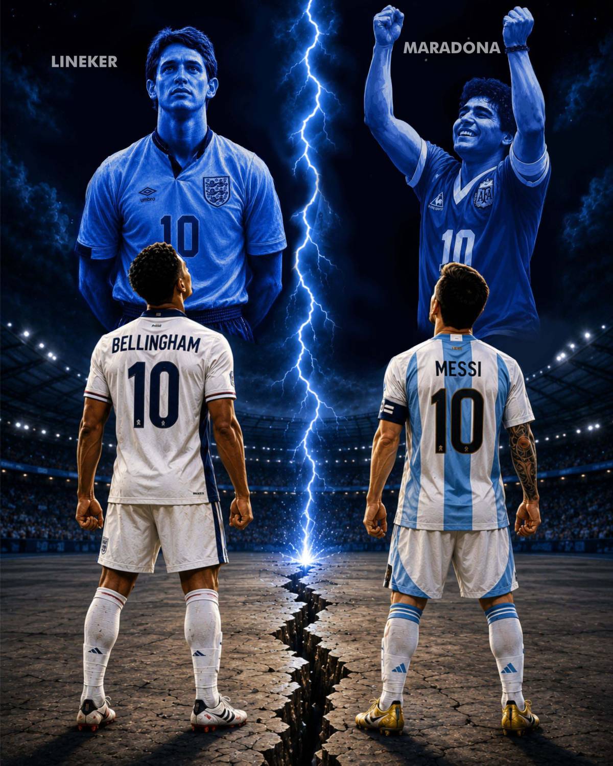 In the 1986 FIFA World Cup, Argentina and England clashed at the semi final where Maradona scored th...
