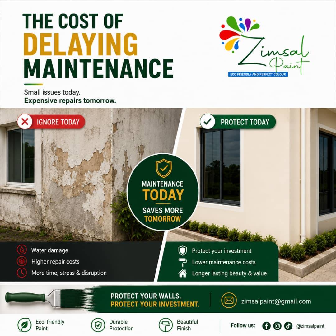 ⚠️ The Cost of Delaying Maintenance
"We'll fix it later."
Those four words have cost many property...