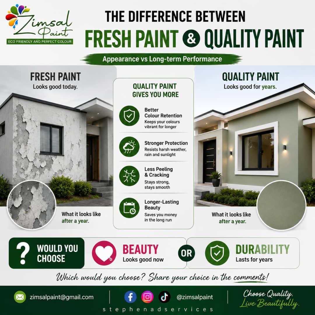 A freshly painted wall can look beautiful today...
But what will it look like one year from now?Tha...