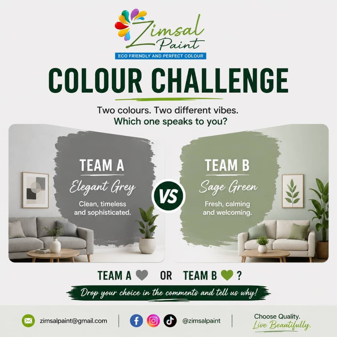 Two colours. Two different vibes.
š©¶ Team A: Elegant Grey
Perfect for modern homes, offices, and com...