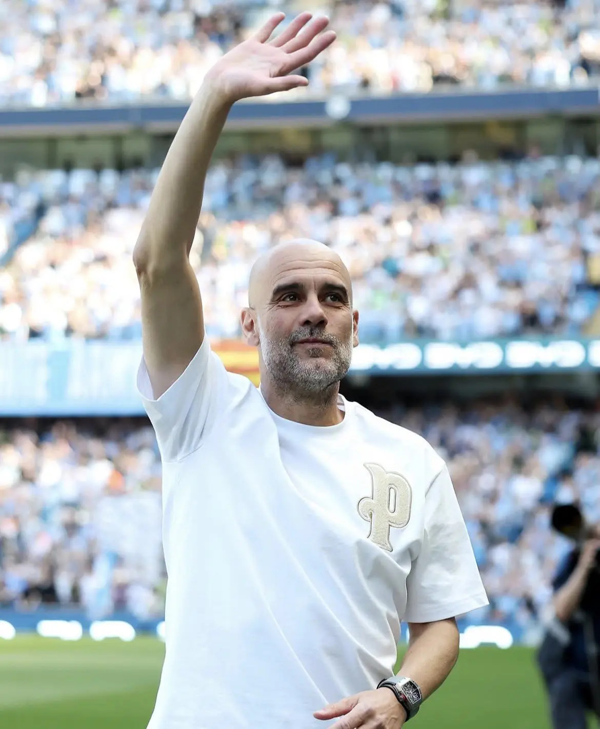 Could it be that he knew man city will be found guilty of the 115 Charges hence why he left?